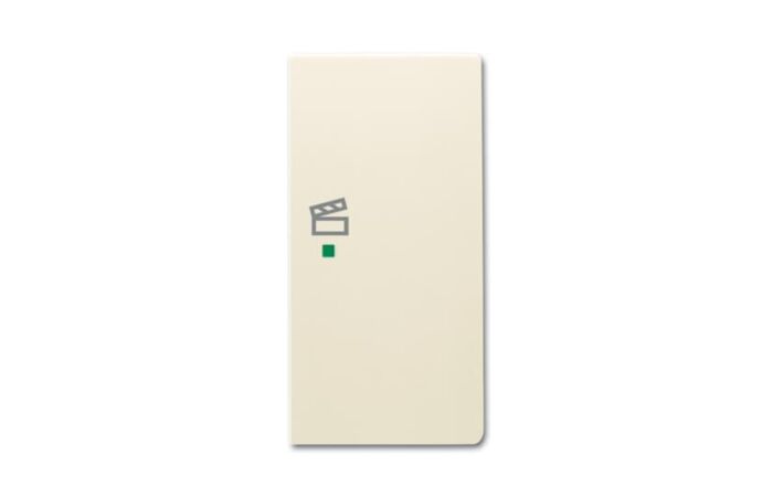 ABB Kryt 2CKA006220A0528 2násobný pravý, symbol „scény“; slonová kost; SRS-2-R-82