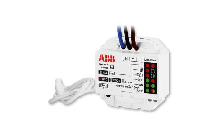 ABB Modul přijímače RF signálu 868 MHz, 3299-11508 spínací vestavný
