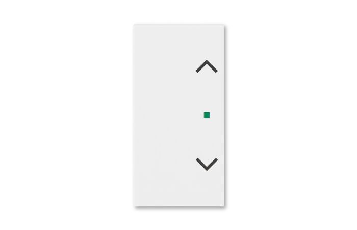 ABB Kryt LEVIT 6220H-A02002 03 2násobný levý/pravý, symbol žaluzie; bílá