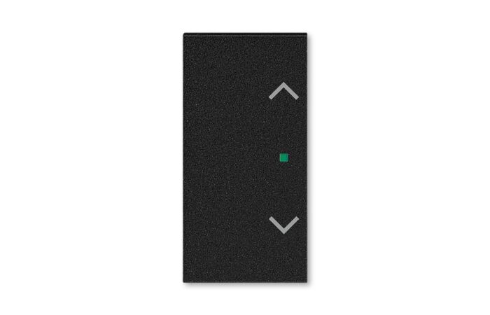 ABB Kryt LEVIT 6220H-A02002 63 2násobný levý/pravý, symbol žaluzie; onyx