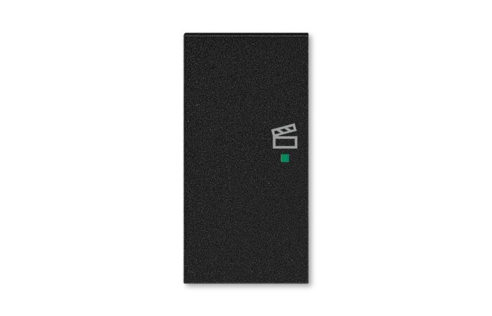 ABB Kryt LEVIT 6220H-A02103 63 2násobný levý, symbol scény; onyx