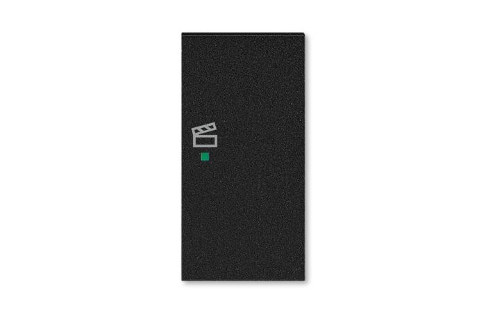 ABB Kryt LEVIT 6220H-A02203 63 2násobný pravý, symbol scény; onyx