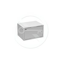 SOLARIX Skříň nástěnná GrandN-6U-645-21-G, 450mm, 19", plné dveře, IP20, šedá