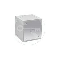 SOLARIX Skříň nástěnná GrandN-12U-66-21-G, 600mm, 19", plné dveře, IP20, šedá