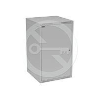 SOLARIX Skříň nástěnná GrandN-20U-66-21-G, 600mm, 19", plné dveře, IP20, šedá