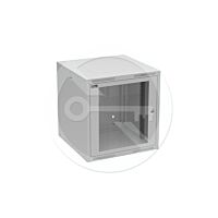 SOLARIX Skříň nástěnná GrandND-12U-66-11-G, DUO, 600mm, 19", skleněné dveře, IP20, šedá