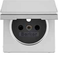 Centrální díl pro zásuvku se zemnícím ko