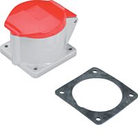 Vestavná zásuvka 32 A, 5P/400 V, IP44