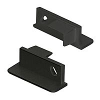 Koncovka pro VE s otvorem, černá, 1ks