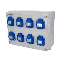 Skříň 307443 8x230V IP54