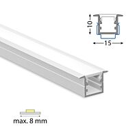 Vestavný hliníkový profil VG 15x10mm bez