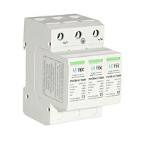 LC TEC Svodič přepětí 3P 8kA třída T1+T2 (B+C) 1000V DC pro FV systémy