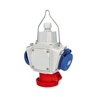 FAMATEL BOX zásuvkový závěsný PowerBOX pb1556 2x230V, 1x400V/16A/5 IP65