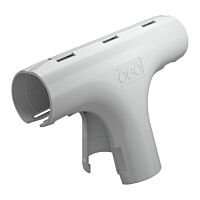 Quick Pipe díl T, M16, světle šedá, Poly