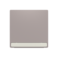 ABB ZONI Ovladač 3559T-A00610 244 spínače jednoduchý, s popisovým polem, greige