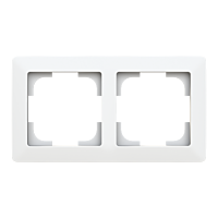 ABB ZONI Rámeček 3901T-A00020 240 dvojnásobný, pro vodorovnou i svislou montáž, matná bílá