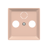 ABB Zoni 5011T-A00300 242 Kryt ovládání zásuvky televizní, rozhlasové (a satelitní) pudrová