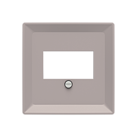 ABB Zoni 5014T-A00040 244 Kryt ovládání zásuvky komunikační přímé (pro HDMI, USB, VGA, USB nabíječku, reprozásuvku) greige
