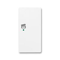 ABB Kryt ZONI 6220T-A02203 240 ovládání 2násobný pravý, symbol "scény" matná bílá