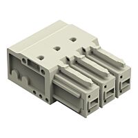 WAGO Svorka 831-3523 Pružinová THT Úhlové provedení Rozteč 7,62 mm, šedá