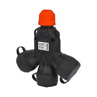 FAMATEL Adaptér 188F-5 250V/16A trojnásobný IP54