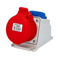 Zásuvka 23606-FR IP IP54 230V/16A nást.