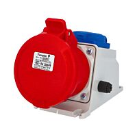 Zásuvka nástěnná kombinovaná 23626-FR IP