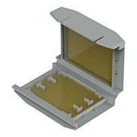 WAGO Krabička 207-1373 Gelová Průchozí propojení pro kabely, šedá