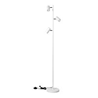 KANLUX Svítidlo EVALO FL 3xGU10 W-SR lampa stojací 3x10W 220V AC GU10 PAR16 1540mm IP20 bílá