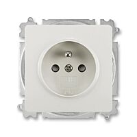 ABB SWING Zásuvka 6619G-A06357 S1 s clonkami IP40, světle šedá