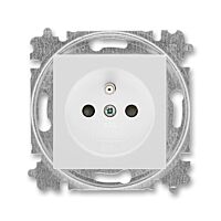 ABB LEVIT Zásuvka 6619H-A06357 16 s clonkami, bezšroubové svorky, IP40, šedá / bílá