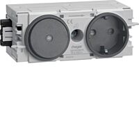 Jednonásobná zásuvka SCHUKO s vypínačem,