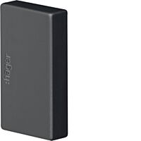 Koncovka kanálu LF 20x35, grafitová čern