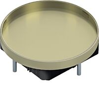 Přístrojové mosazné víko plné R12 pro po