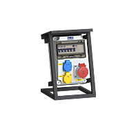 zás. 1x CEE 16A 5p 400V, 1x 16A 230V, 2x