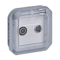 PLXN55 ZÁS.TV/R/SAT STD PŘÍSTR.ŠEDÁ