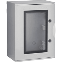 PEDRO Skříň VTR 02 OBLO 04622 36TE  s průhlednými dveřmi; velikost 02 IP65