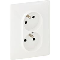 LEGRAND Dvojzásuvka VALENA LIFE S753186 bílá
