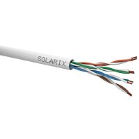 SOLARIX Kabel UTP 4x2x0,5 CAT5E PVC lanko (balení 305m/box)