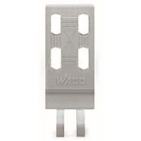 WAGO Podložka 769-411  pro odlehčení tahu pro pružinové svorkovnice a konektory s pájecími piny jednodílná, šedá