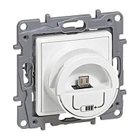 Zásuvka NILOÉ 764596+USB bílá