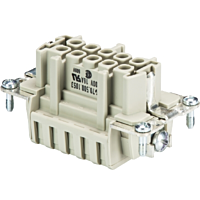 WIELAND Díl pro konektor 10pólový pro 16A 500V zásuvkový bezšroubové připojení