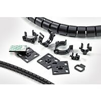 HELLERMANNTYTON Příchytka HWCLIP30 PA66HIRHS BK (50ks)