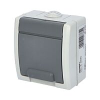 FAMATEL Zásuvka ATLAS 19082 IP55 šedá