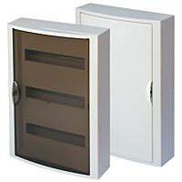 OEZ Skříň RZG-N-3T42, 42TE, na omítku,průhledné dveře IP40