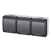 FAMATEL Zásuvka GALATEA 5326-07 3x230V SCHUKO