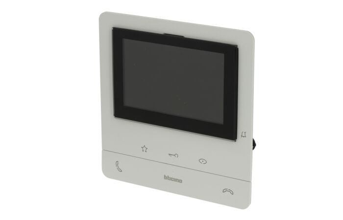 BTICINO Videotelefon CLASSE 100 BASIC, 5" displej bílá