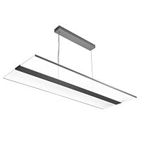 MODUS FLY4000, závěsný  obdélník 435x1227mm, direkt/indirekt, LED LED 827-865, 1050mA, vč. závěsné sady a přívodu, tunable white, BT Casambi