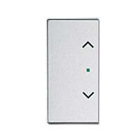 ABB Kryt 2CKA006220A0159 2násobný levý/pravý, symbol „žaluzie“; hliníková stříbrná; SRB-2-83