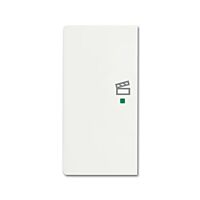 ABB Kryt 2CKA006220A0609 2násobný levý, symbol „scény“; mechová bílá; SRS-2-L-884
